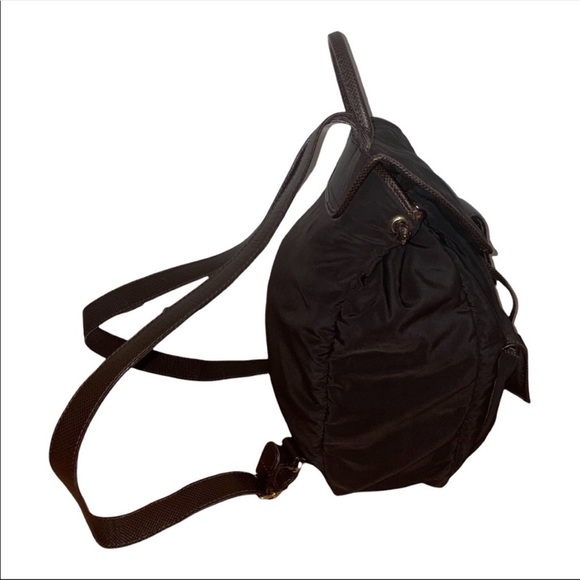 Bottega Veneta Backpack Authentic Rare Mini Chocolate Brown Preowned - Picture 4 of 13